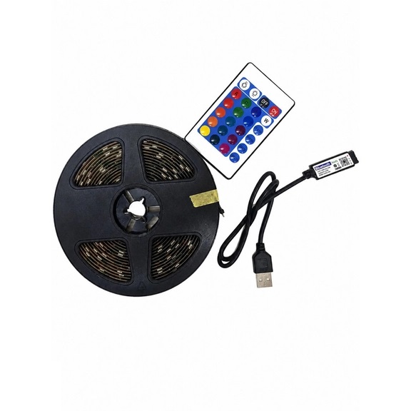 ریسه هوشمند RGB کنترل دار بهمراه اپلیکیشن موبایل – 5 متری