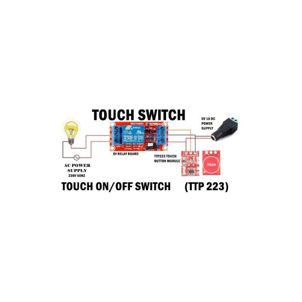 ماژول سنسور تاچ خازنی Mini TTP223