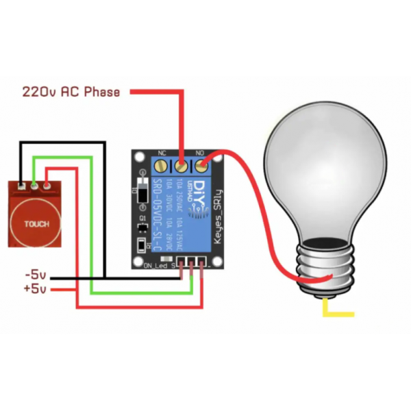 ماژول سنسور تاچ خازنی Mini TTP223