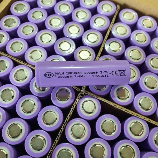 باتری لیتیوم یون 18650 مدل HYLN IMR ظرفیت 2000mAh