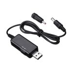 کابل USB افزاینده ولتاژ DC با خروجی ۹ و ۱۲ ولت و نمایشگر